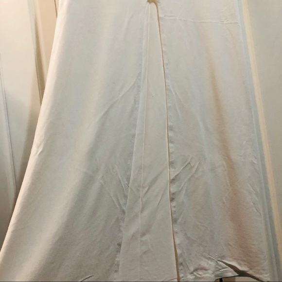 White Open Front Shirt - Picture 5 of 8